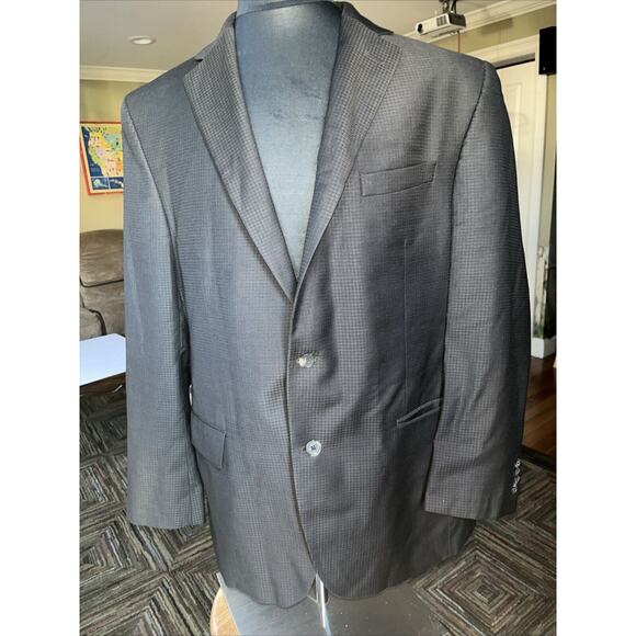 Men’s Jack‎ Victor Brown 2 Button DBL Vent Blazer 44R - Picture 1 of 11